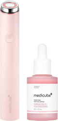 medicube Glass Glow Booster Device Duo | 3-Mode Facial Device for Radiant, Calming, and Bouncy-Looking Skin | Salmon DNA PDRN, Peptides & Niacinamide for Hydration & Firm-Looking Skin, Pink