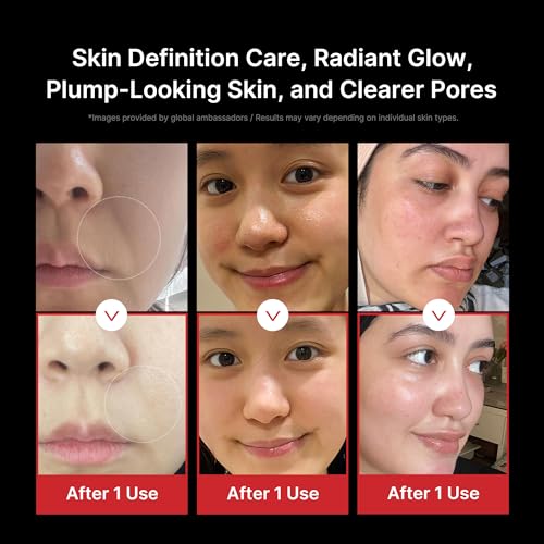 medicube Booster Glow Duo for Poreless Radiance: Age-R Booster Pro (Black) and Collagen Jelly Cream 50ml | Gifts for Women, Skin Care Set