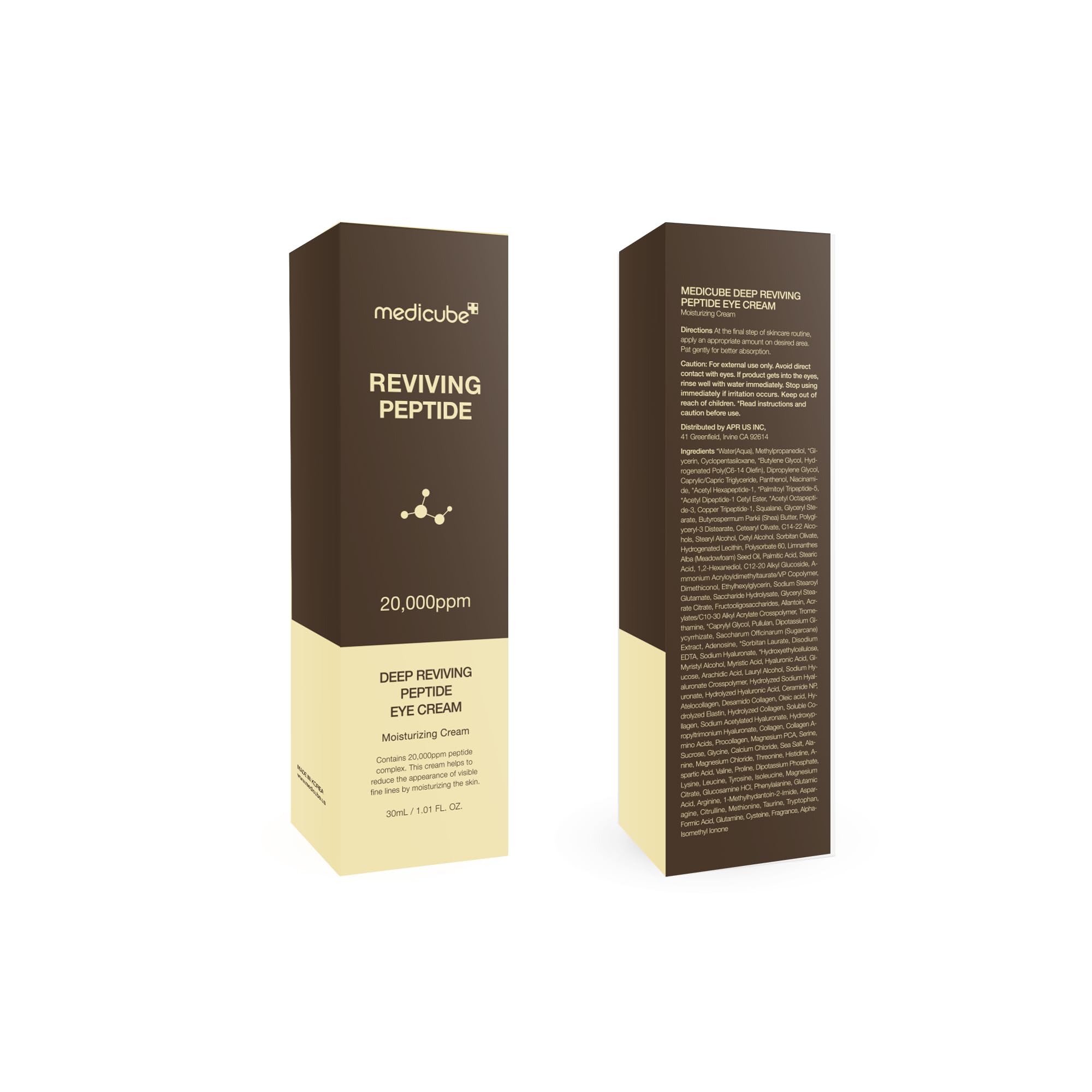 medicube Eye Serum with Salmon DNA PDRN & Pink Peptides | 99% Purity Retinol for Fine Lines | PDRN & Niacinamide for Uneven Skin Tone | Korean Skincare, 1.01 fl.oz