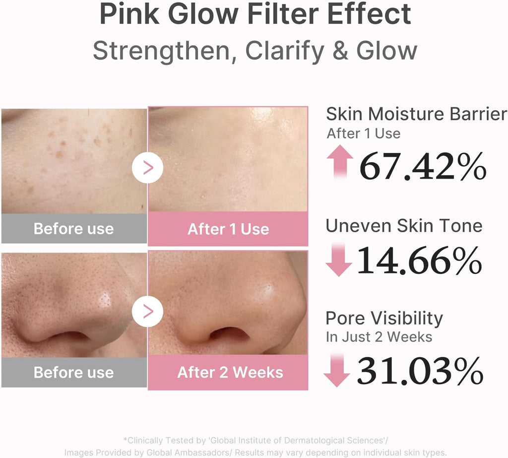 medicube Glass Glow Booster Device Duo | 3-Mode Facial Device for Radiant, Calming, and Bouncy-Looking Skin | Salmon DNA PDRN, Peptides & Niacinamide for Hydration & Firm-Looking Skin, Pink