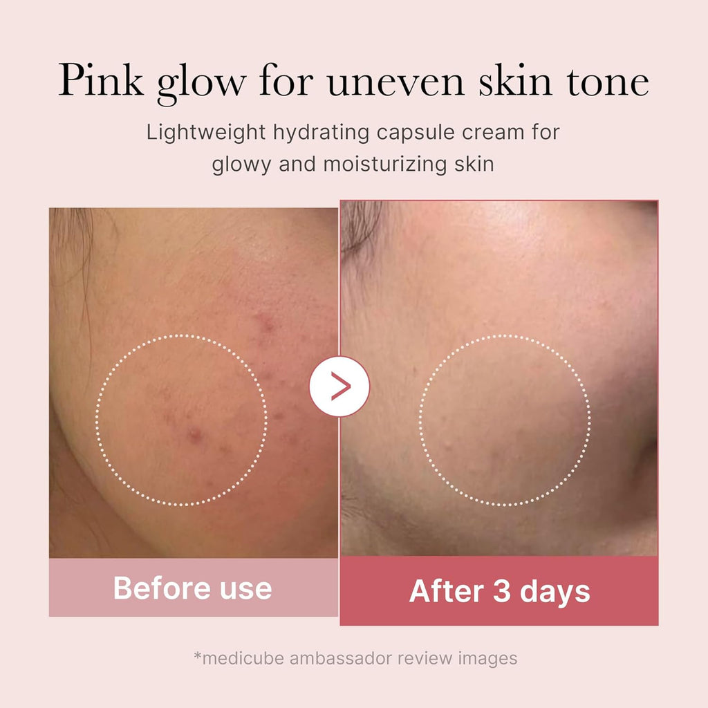 medicube Capsule Cream Trio: TXA + Niacinamide, Deep Vitamin C, and Salmon DNA PDRN Capsule Cream | Hydrating, Clarifying Korean Skincare Set for Glowy, Firm, and Balanced Skin Tone
